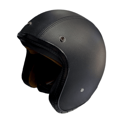 CASCO BOBBER MAX CUERO NEGRO