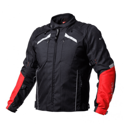 CHAQUETA LS2 SERRA MAN BLACK RED