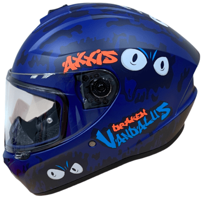 CASCO AXXIS DRAKEN VANDALUS C27 BLUE MATTE